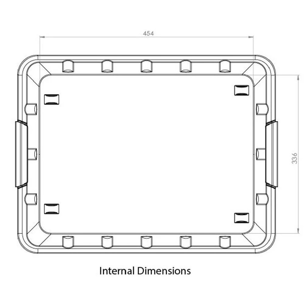 7 Keji 60L Storage Container Translucent White, 7 of 7