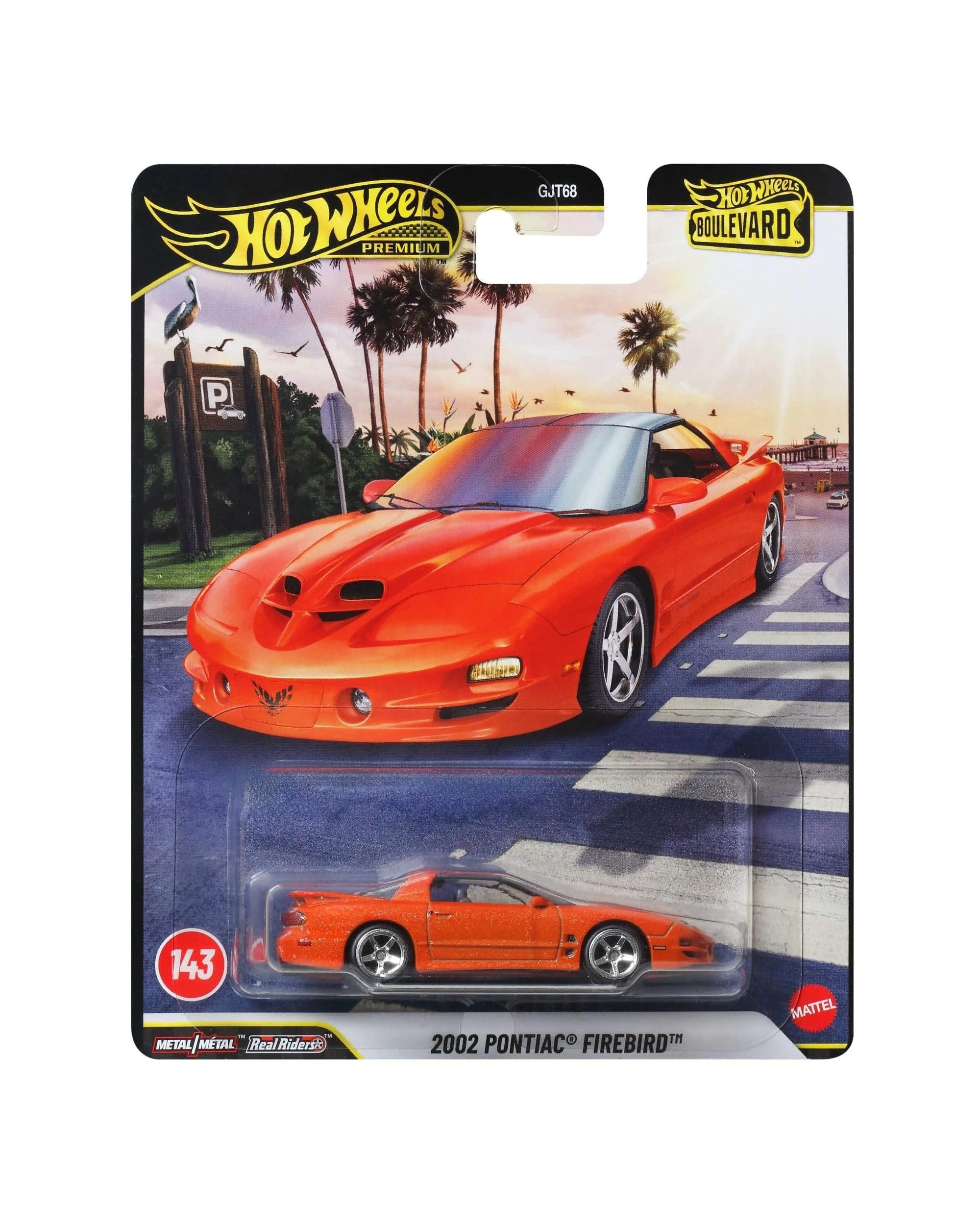 1 Hot Wheels Premium Boulevard 2002 Pontiac Firebird Diecast Vehicle, 1 of 6
