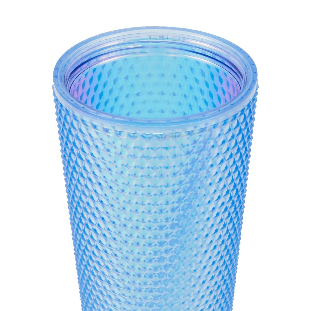6 Blue Textured Smoothie Tumbler, 6 of 9