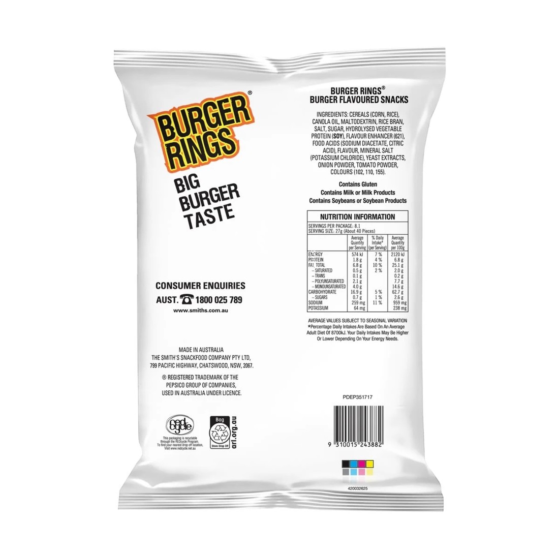 2 Burger Rings Party Bag 220g, 2 of 3