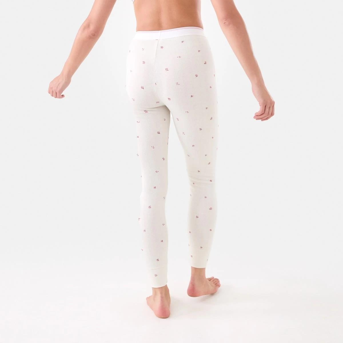 3 Thermal Pointelle Leggings Wntr Ditsy, 3 of 4