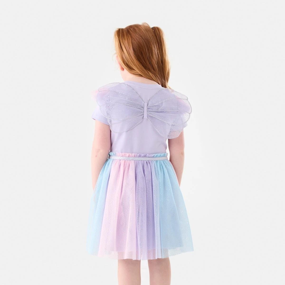 2 Frill Wing Tutu Dress PASTEL LILAC, 2 of 9