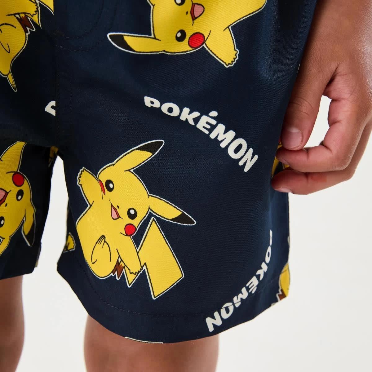 4 Pokemon License All Over Print Boardshorts DRESS BLUE PIKACHU, 4 of 6