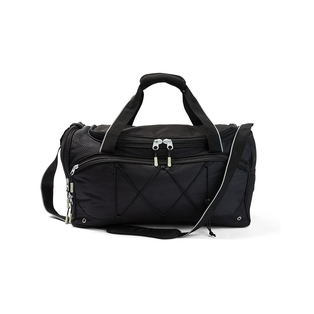 3 40L Duffle Bag with Bungee Cord - Black, 3 of 9