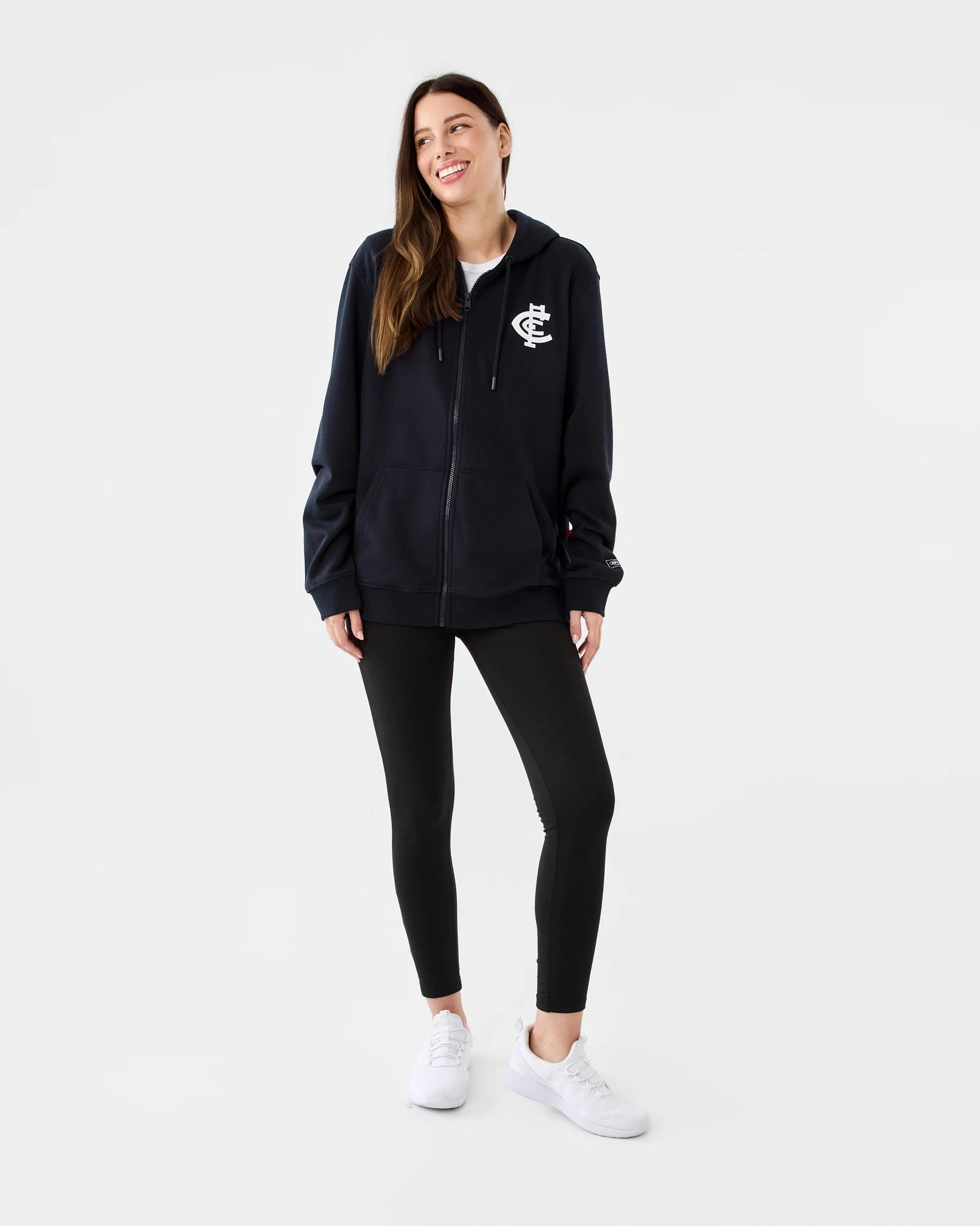 8 Official AFL Adult Zip Through Hoodie Carlton, 8 of 8