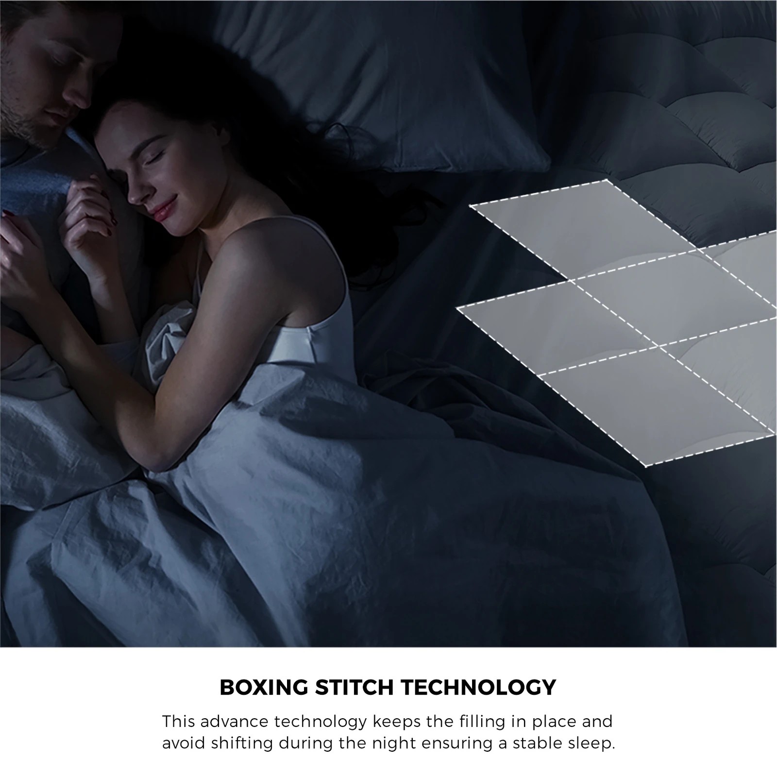 5 Bedra Bedding Double Microfibre Bamboo Quilt Duvet Doona 400GSM - White, 5 of 10