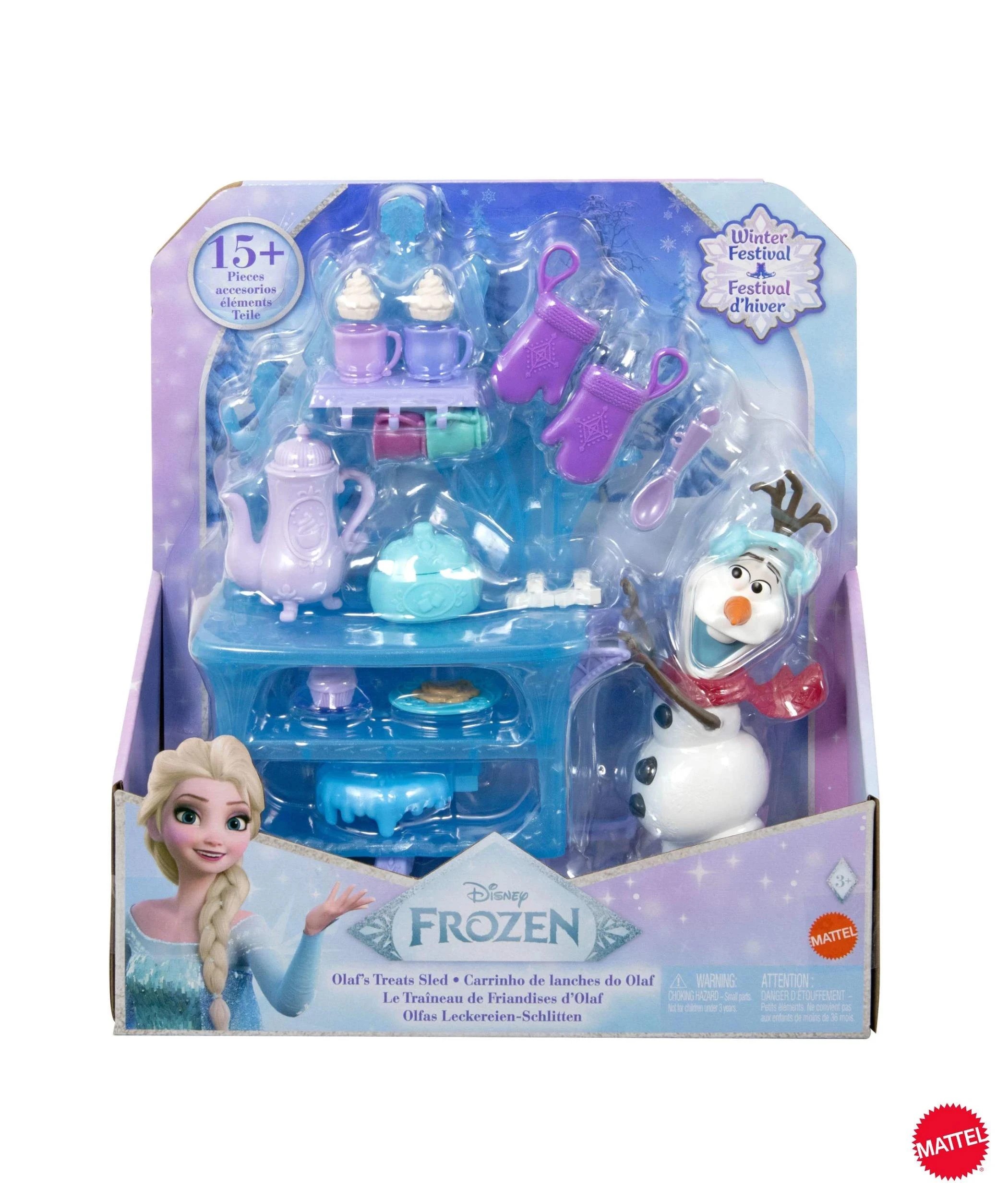 1 Mattel Disney Frozen Olaf Treat Sled Playset - Multi, 1 of 4