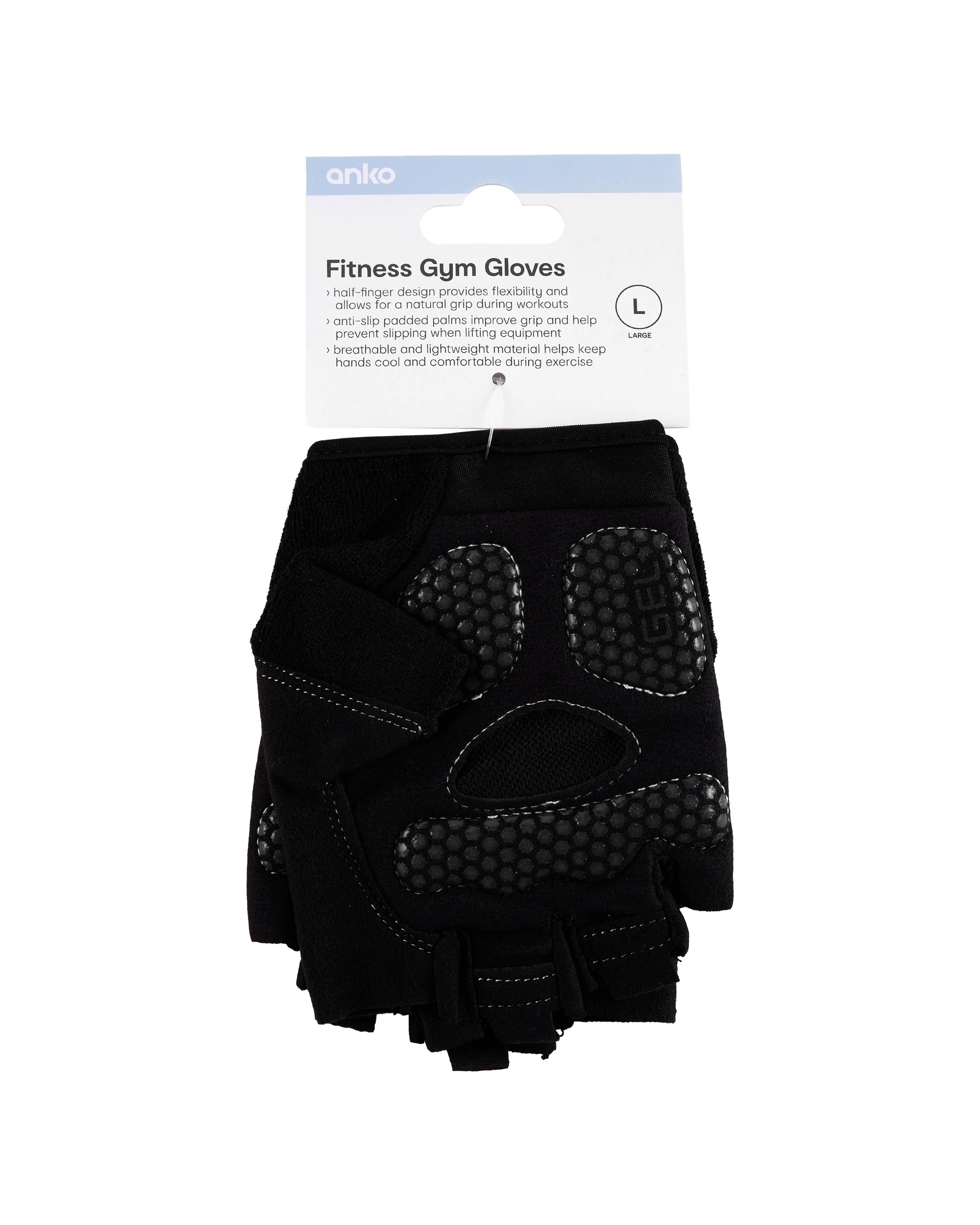 4 Fitness Gym Gloves - Large, 4 of 4