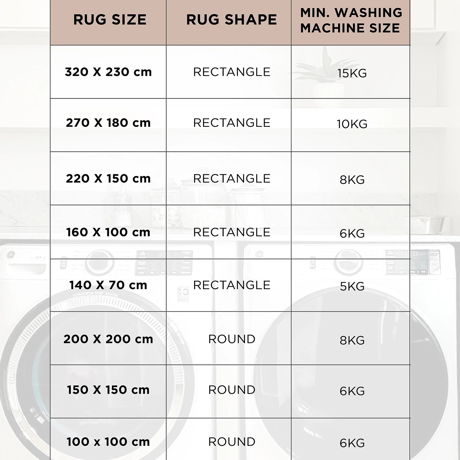 8 Common Ground Rugs Vitality Brody Washable 320x230cm - Extra Large Floor Rug - Beige, 8 of 8