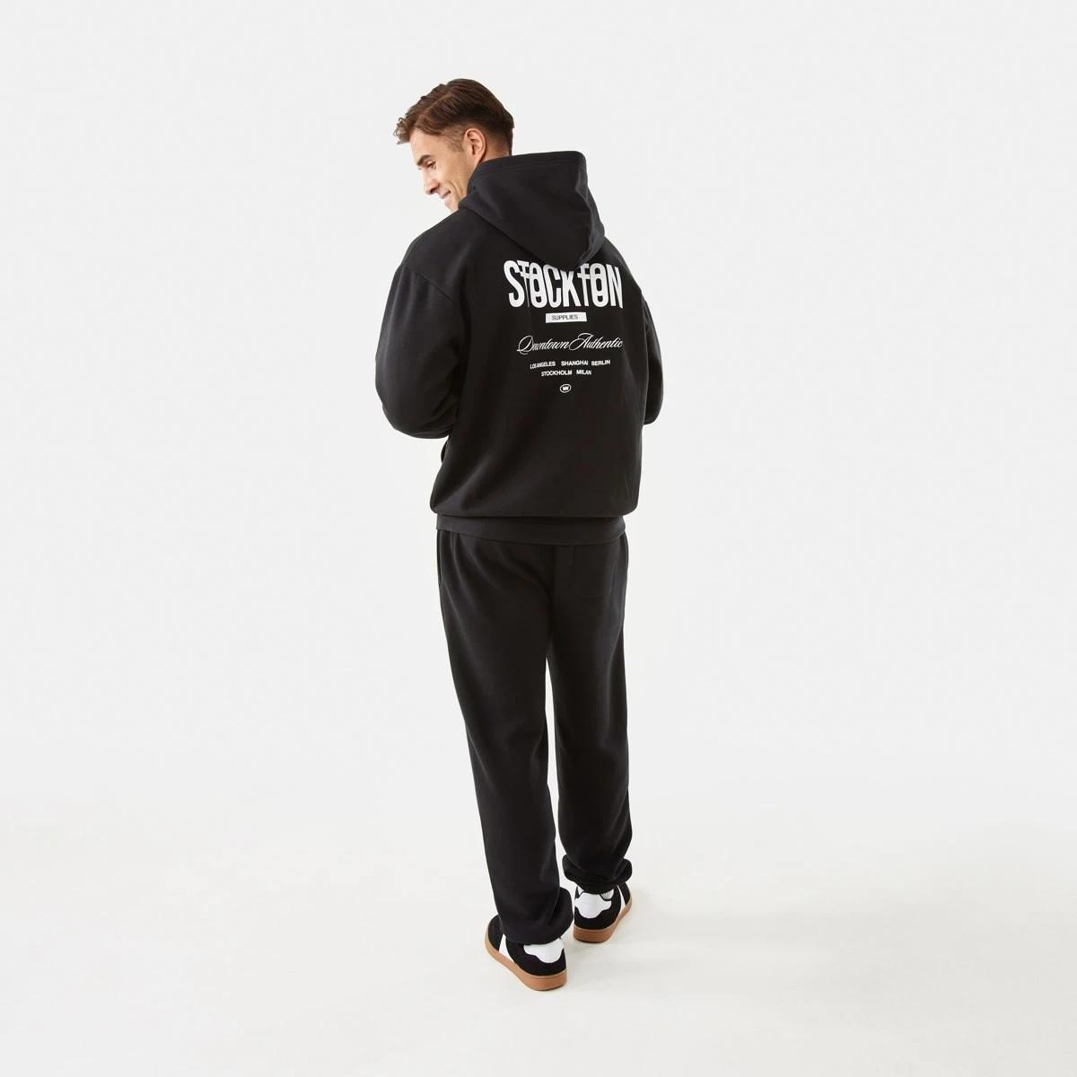 4 Loose Fit Trackpants Black, 4 of 6