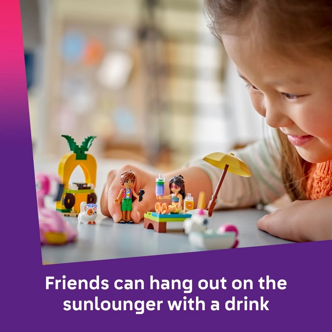 6 LEGO Friends Unicorn & Flamingo Pool Party 42658, 6 of 11