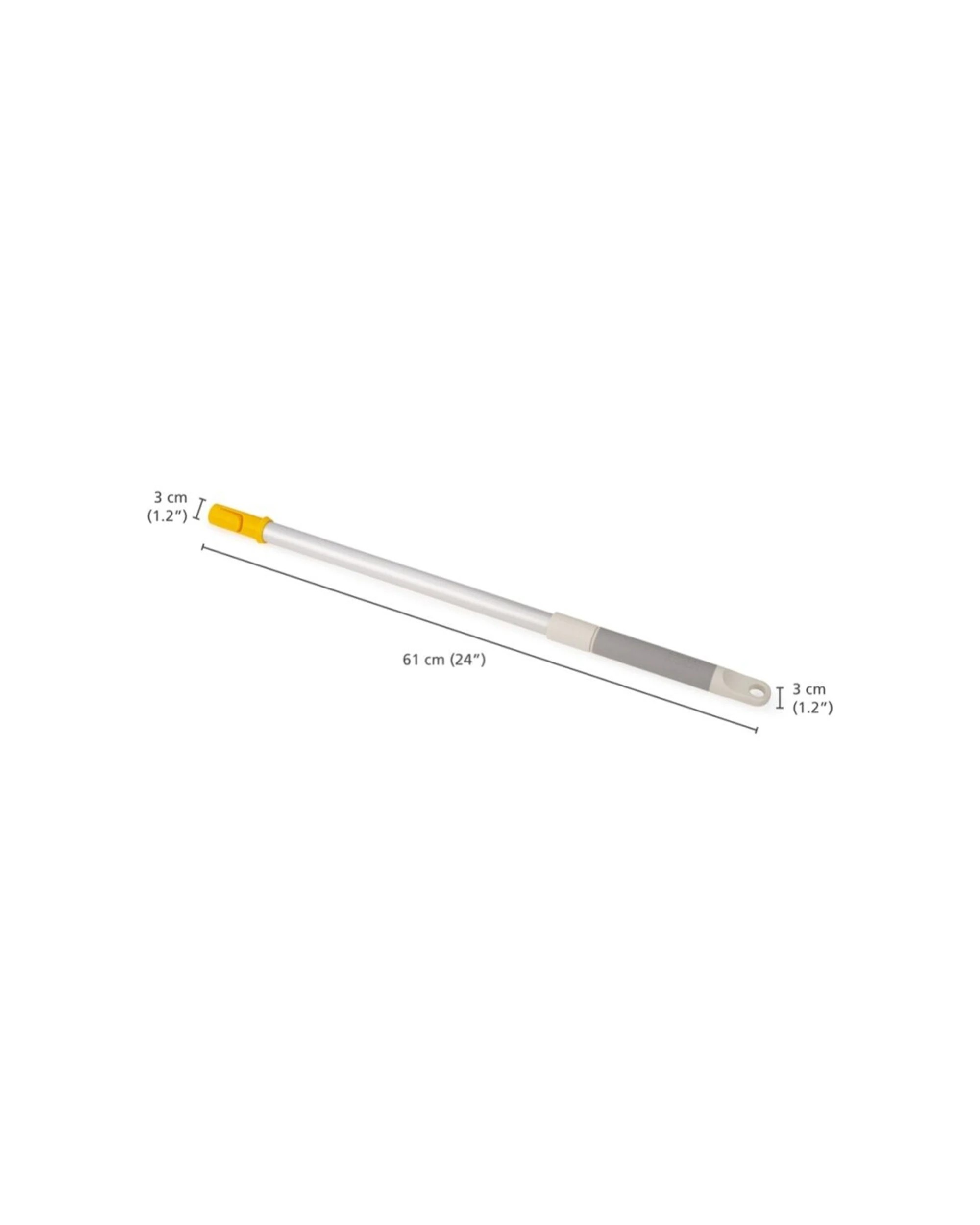 3 Joseph Joseph CleanTech Telescopic Extension Cleaning Tool Pole 61cm To 86cm - Silver, 3 of 6