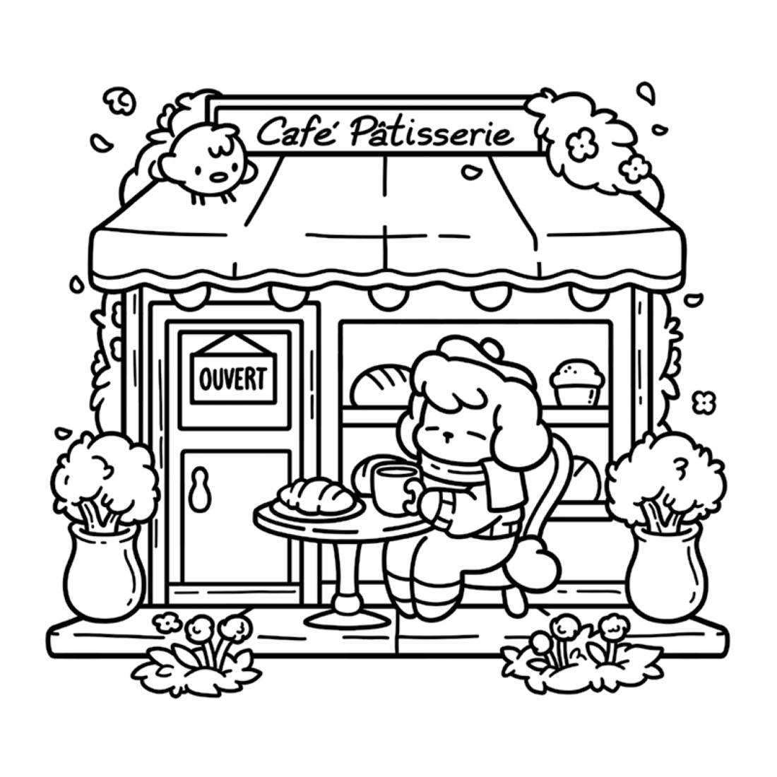 5 Cozy Europe Cute Colouring Book by Jade Summer - Book, 5 of 5