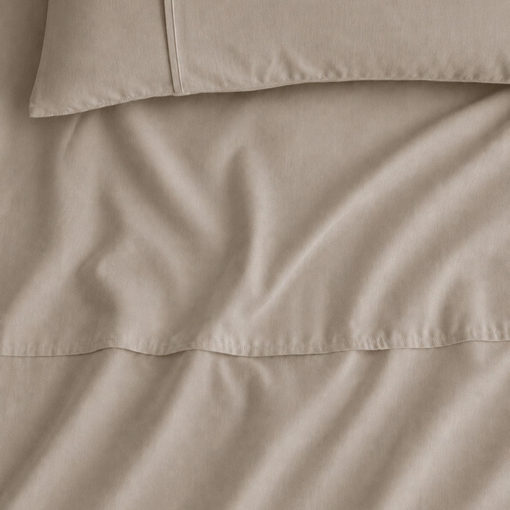 5 Royal Comfort 1000TC Bamboo Blend Sheet Pillowcase Set Ultra Soft - Double Bed - Beige, 5 of 7