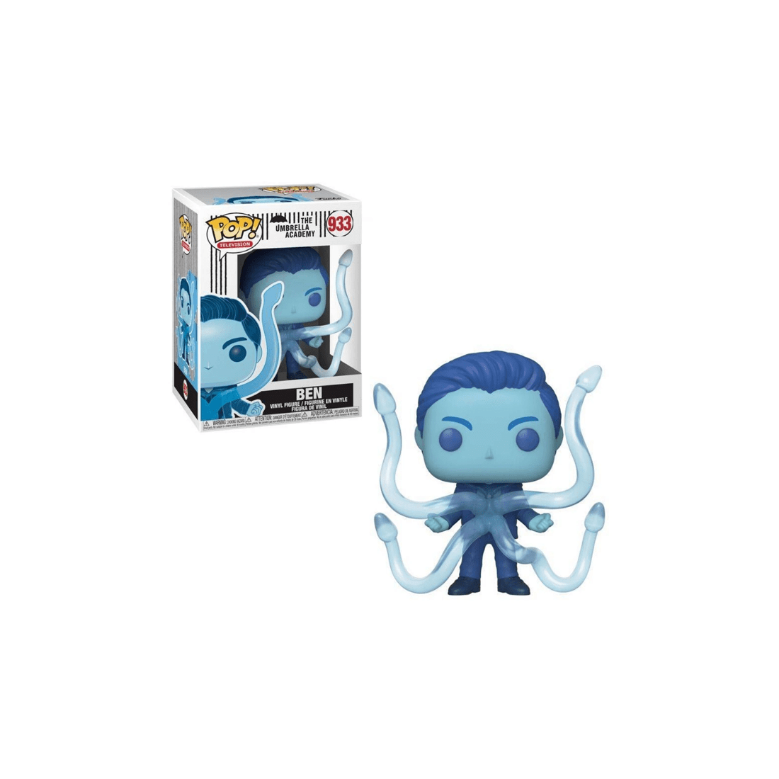 1 Pop Vinyl Figurine Umbrella Academy - Ben Hargreeves 10cm Collectible Figure - Blue, 1 of 2
