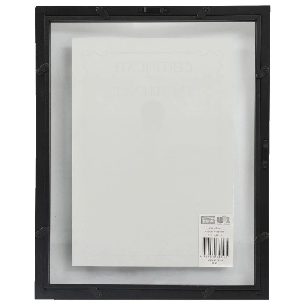 3 A4 Floating Certificate Frame Black, 3 of 4