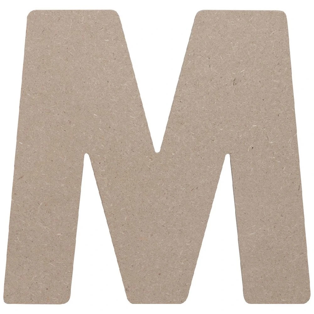 1 Born Wooden Alphabet Letter M 20cm, 1 of 3