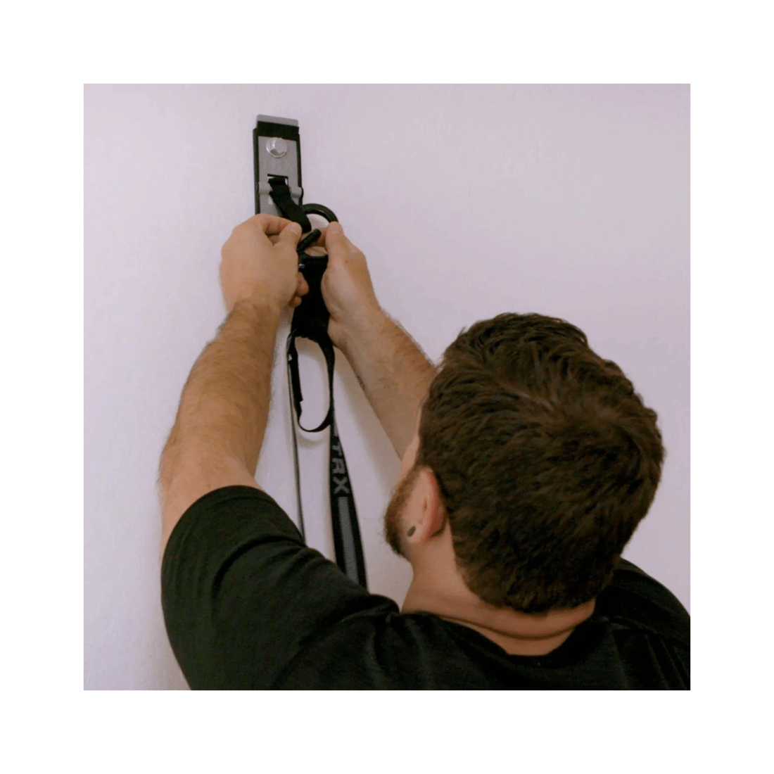 3 TRX Invizi Mount V2 Secure Workout Anchor Steel Wall Mount Indoor Outdoor - Silver, 3 of 3