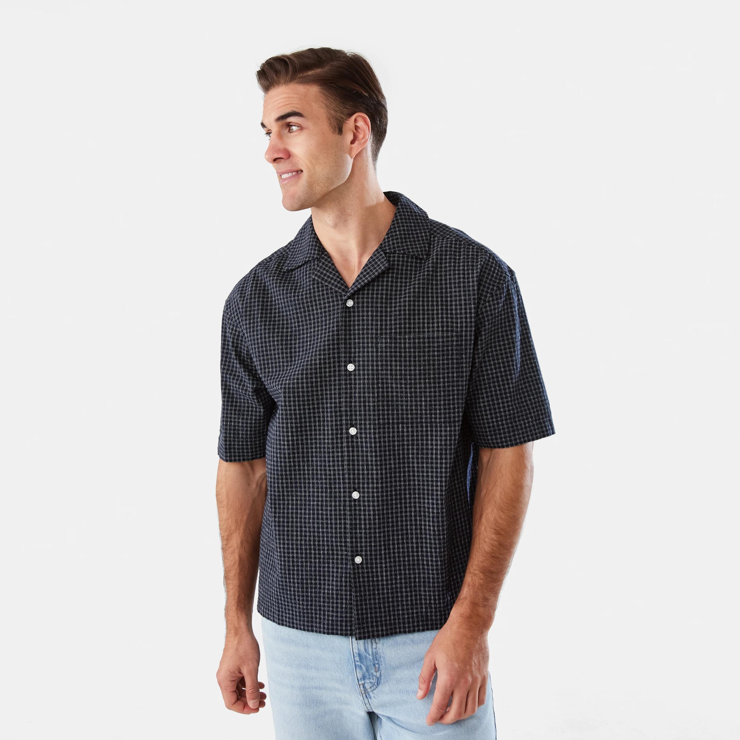 1 Boxy Check Shirt Sky Cptn, 1 of 10