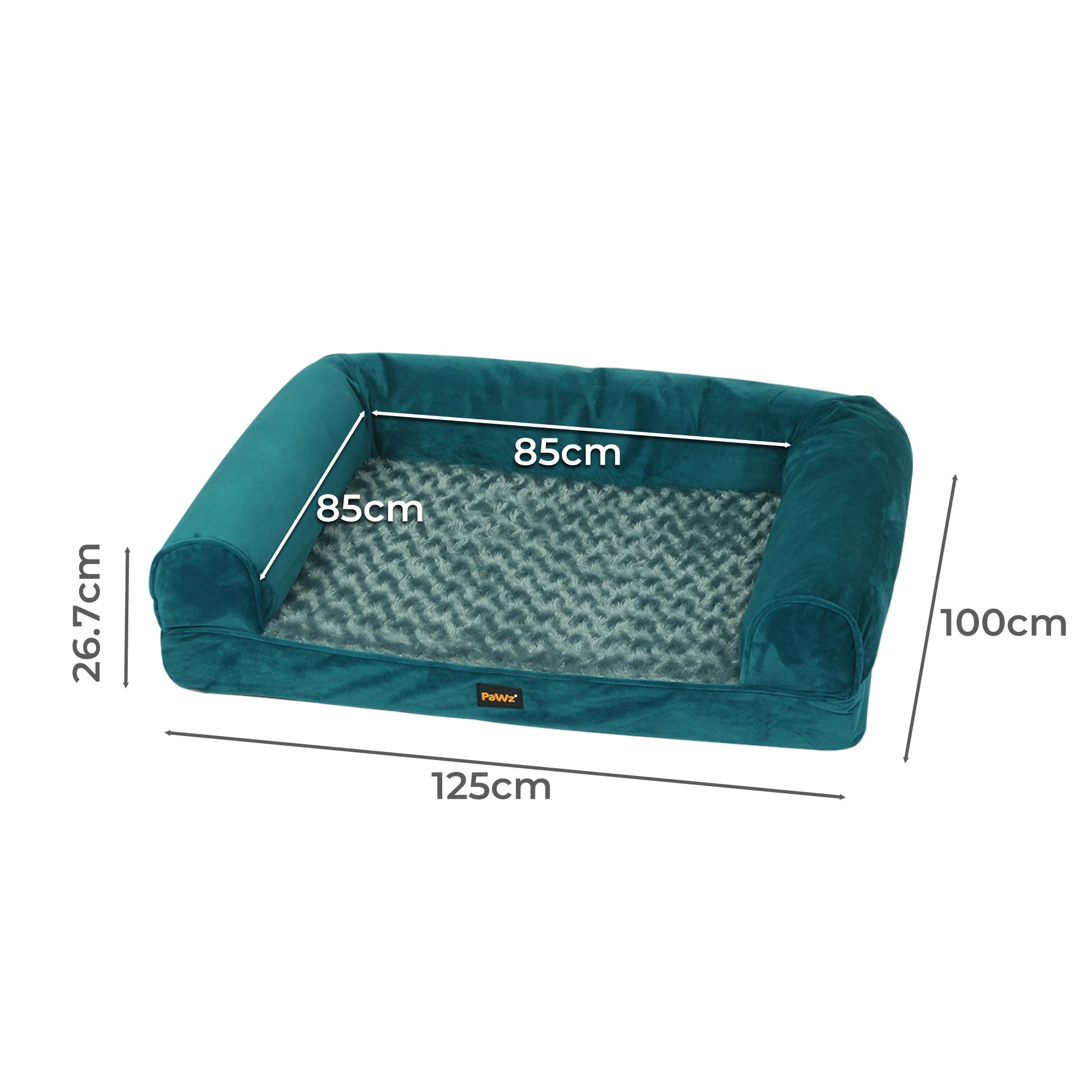 3 Pawz Pet Orthopedic Calming Bed Xxl Blue, 3 of 7