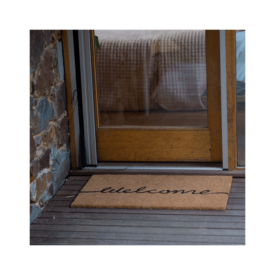 3 J.elliot Pvc Backed 45x75cm Coir Outdoor Mat Rectangle Entrance Rug Welcome
 - Multi, 3 of 3
