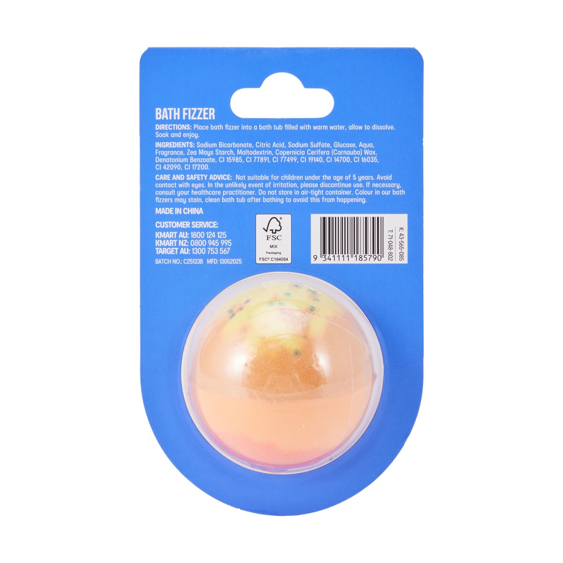 5 OXX Bodycare Spa Fizz Bath Fizzer 100g - Bubblegum Scented, 5 of 5