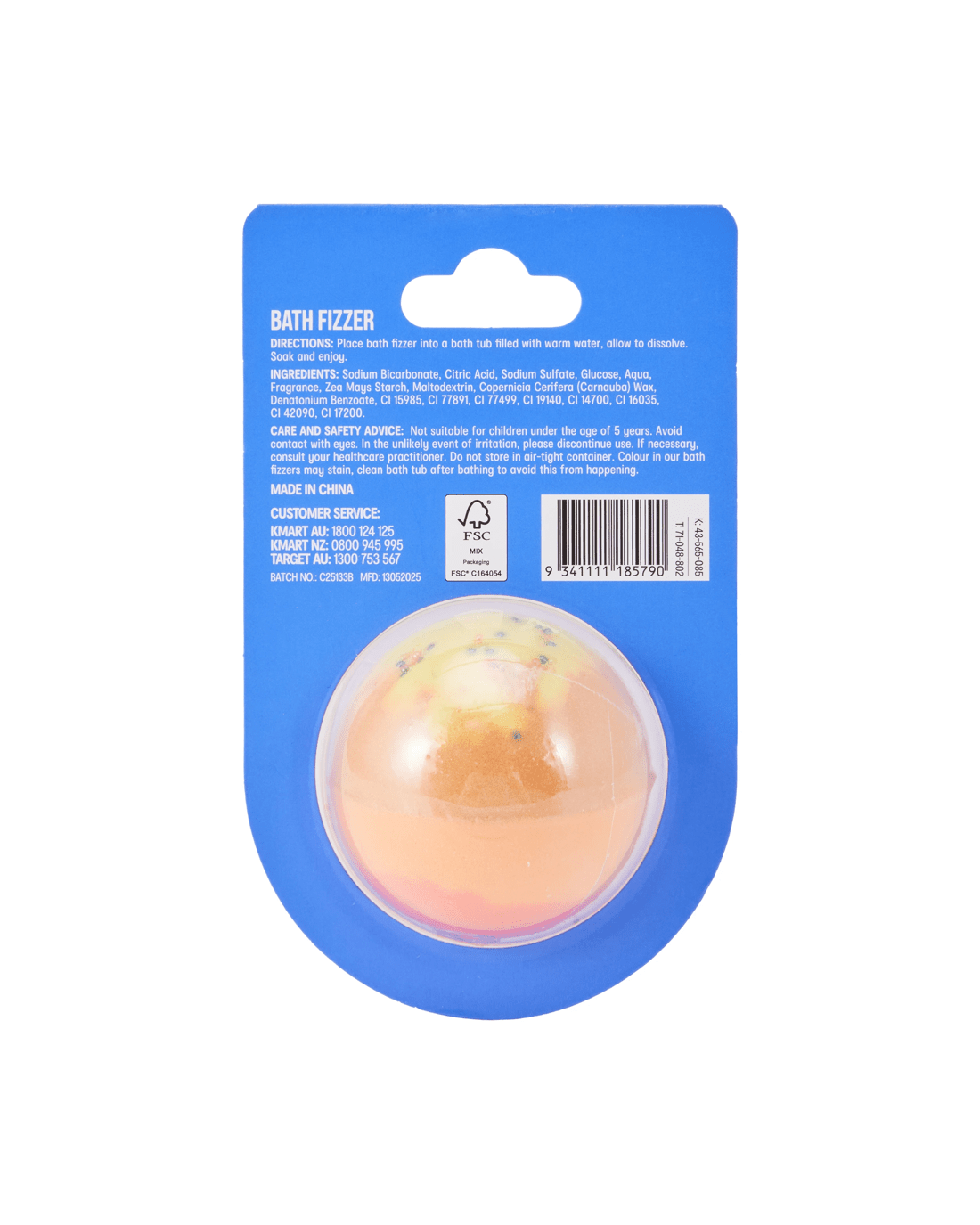 5 OXX Bodycare Spa Fizz Bath Fizzer 100g - Bubblegum Scented, 5 of 5