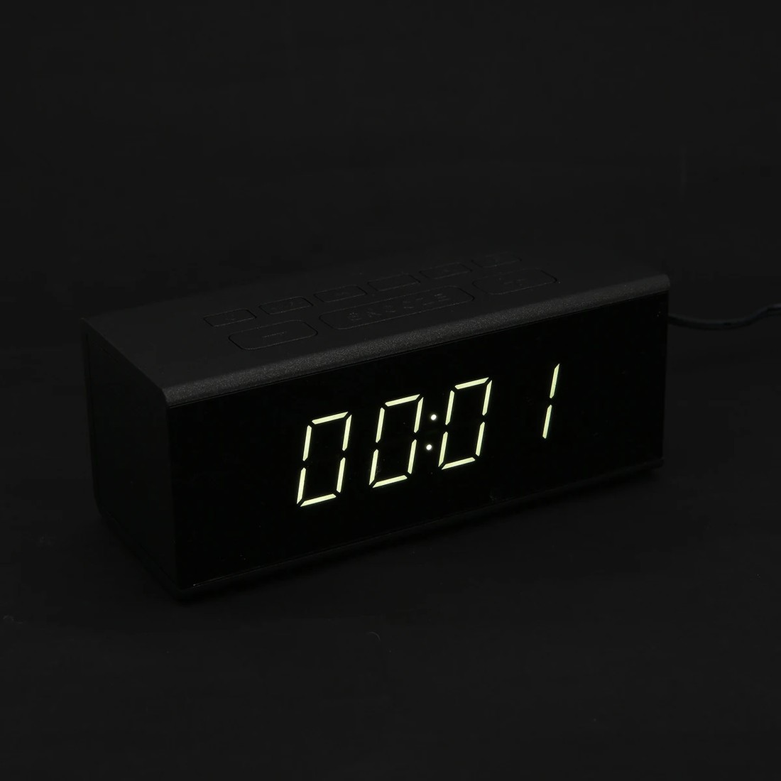 8 Clock Radio - Black, 8 of 9