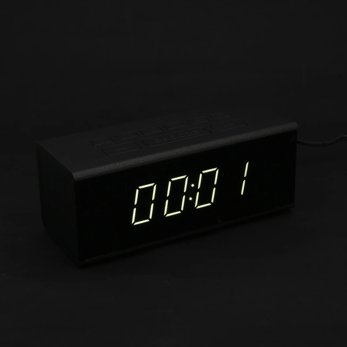 8 Clock Radio - Black, 8 of 9