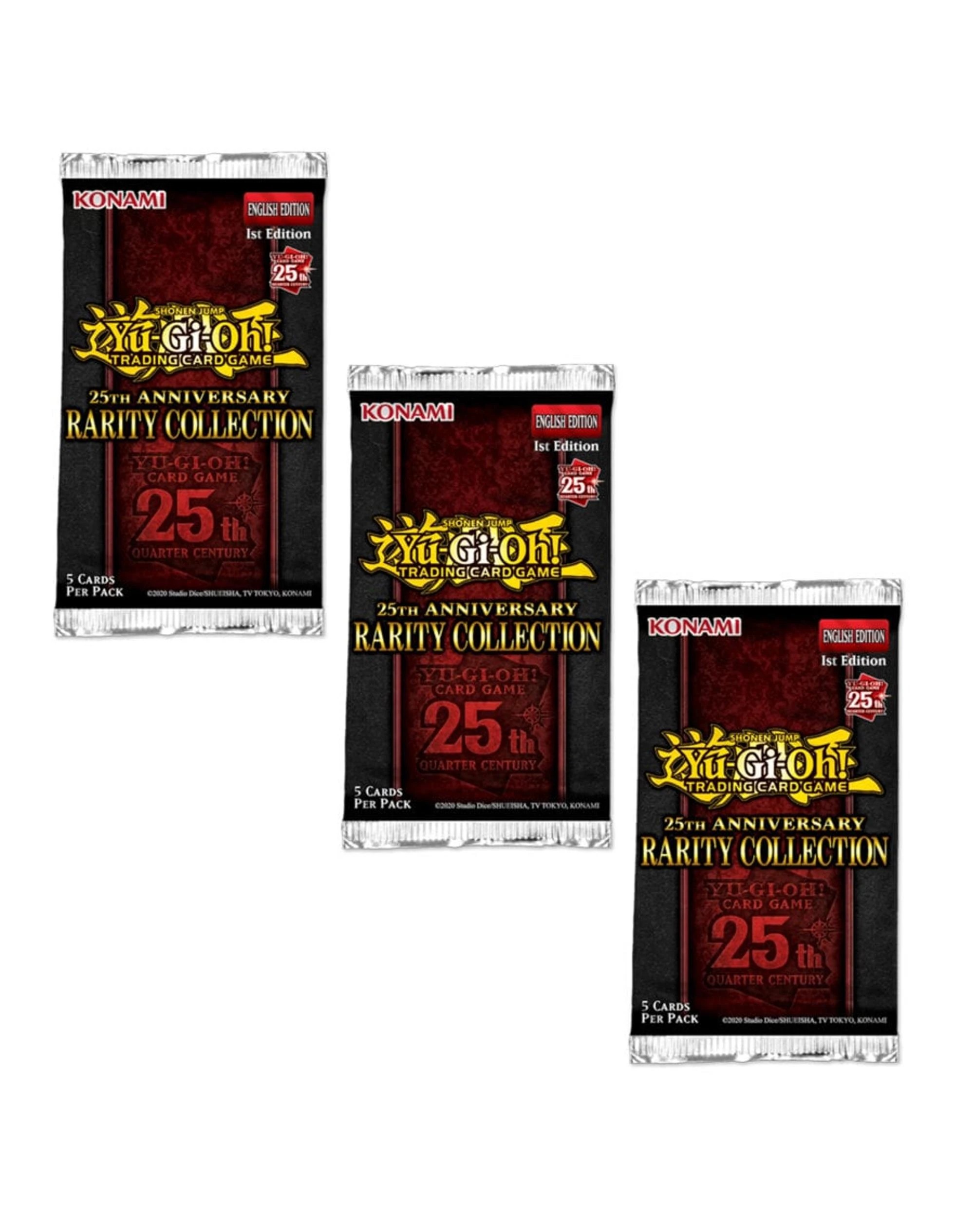 2 YU-GI-OH TCG 25th Anniversary Rarity Collection 3 Pack Tuckbox, 2 of 2