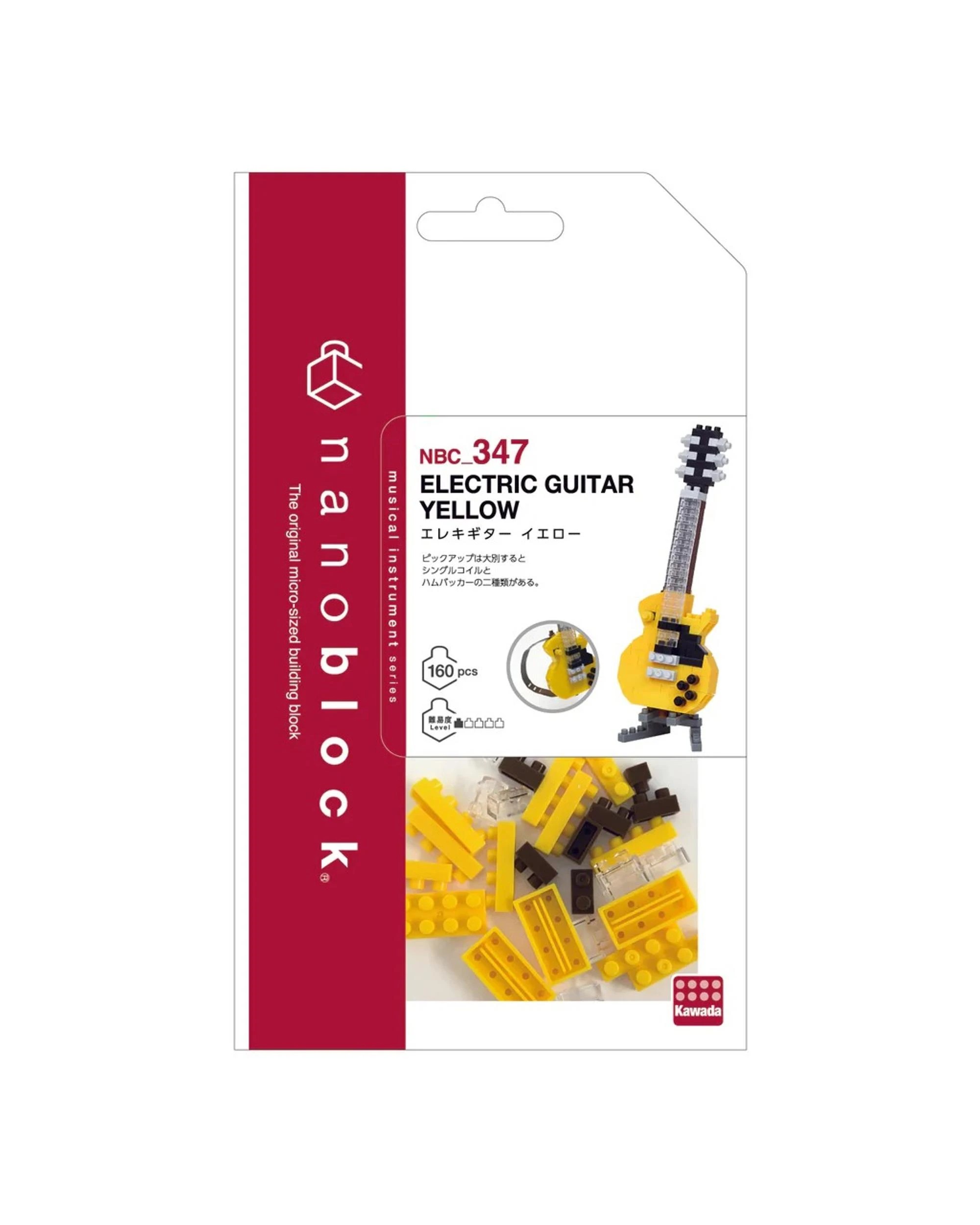 3 Nanoblock Electric Guitar Yellow - Yellow, 3 of 4