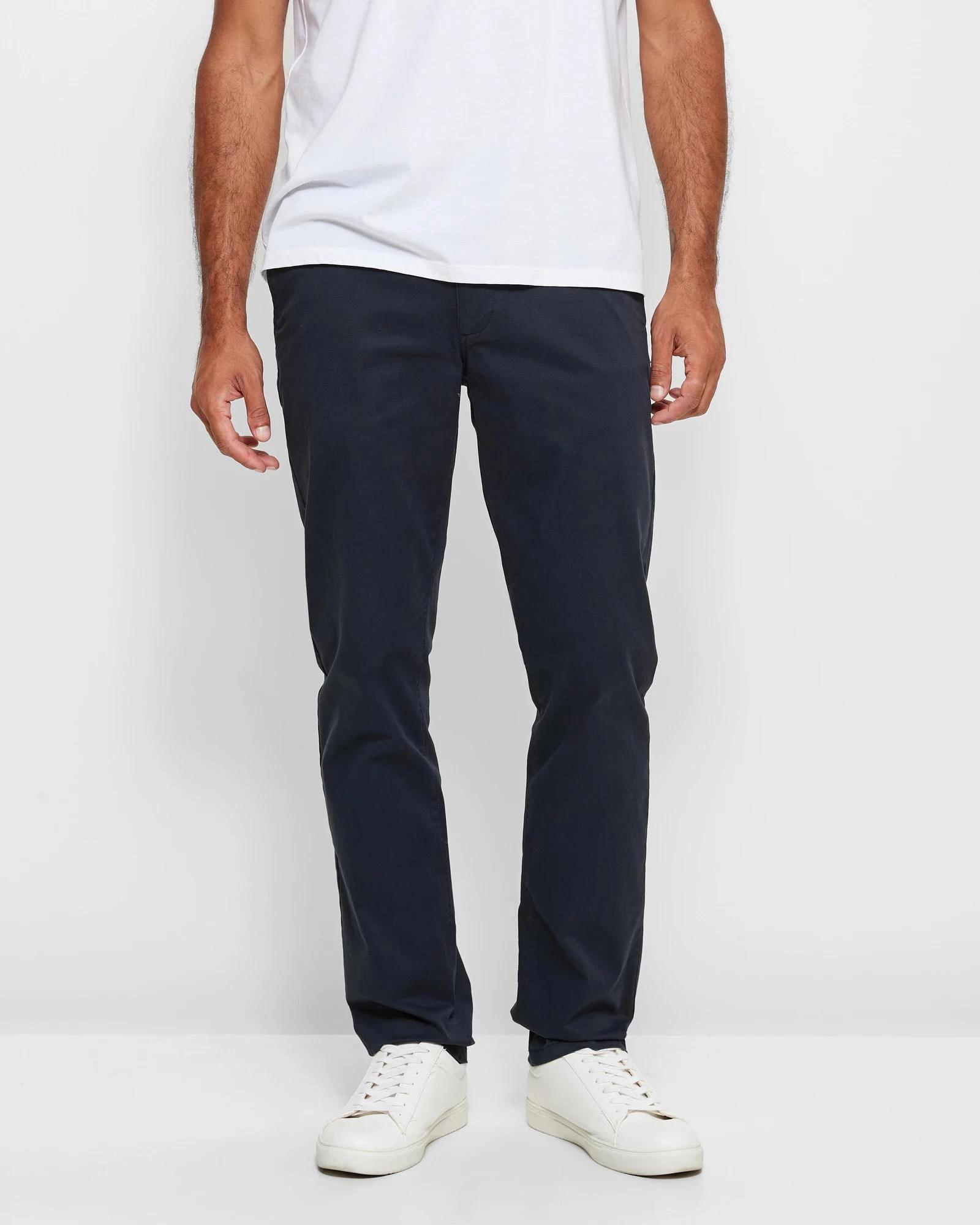 2 Target Straight Chino Pants NAVY, 2 of 5