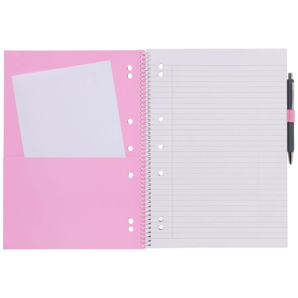 3 Otto A4 Recycled Lecture Book 140 Page Hot Pink, 3 of 5