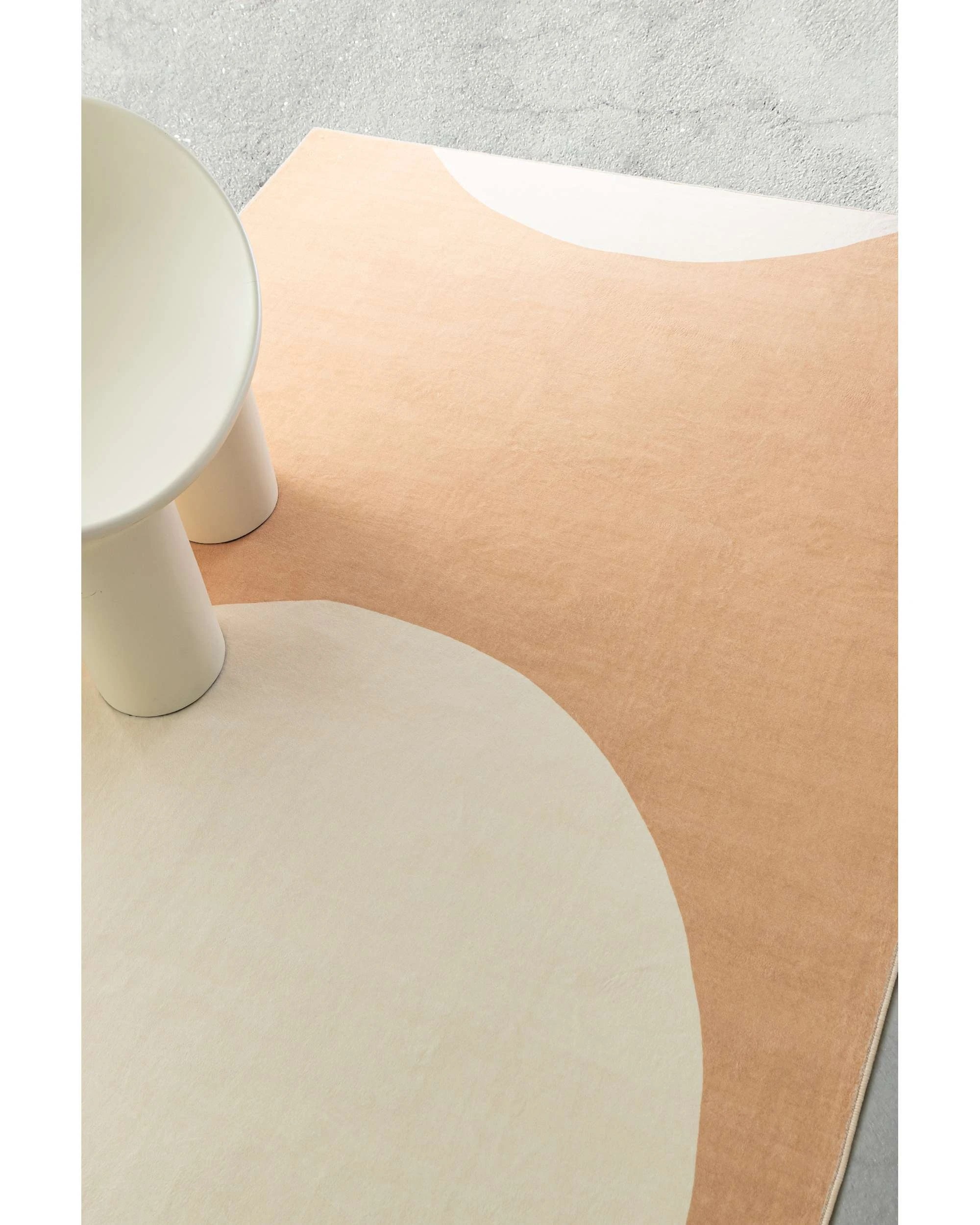 3 Loopsie Lugo Printed Washable Rug-220cm x 150cm - Orange, 3 of 8