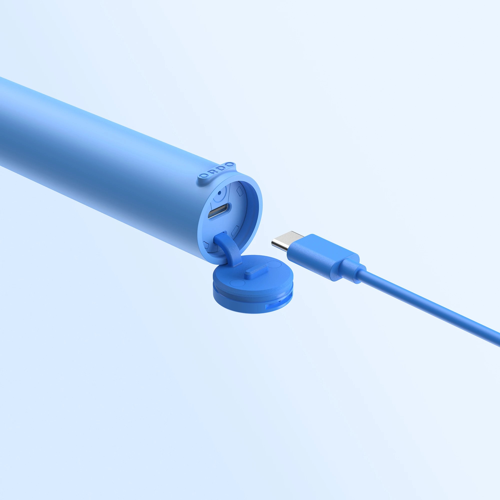 5 Ordo Sonic Lite Charging Electric Toothbrush and 2 Pack Sonic Brush Heads - Ocean, 5 of 7