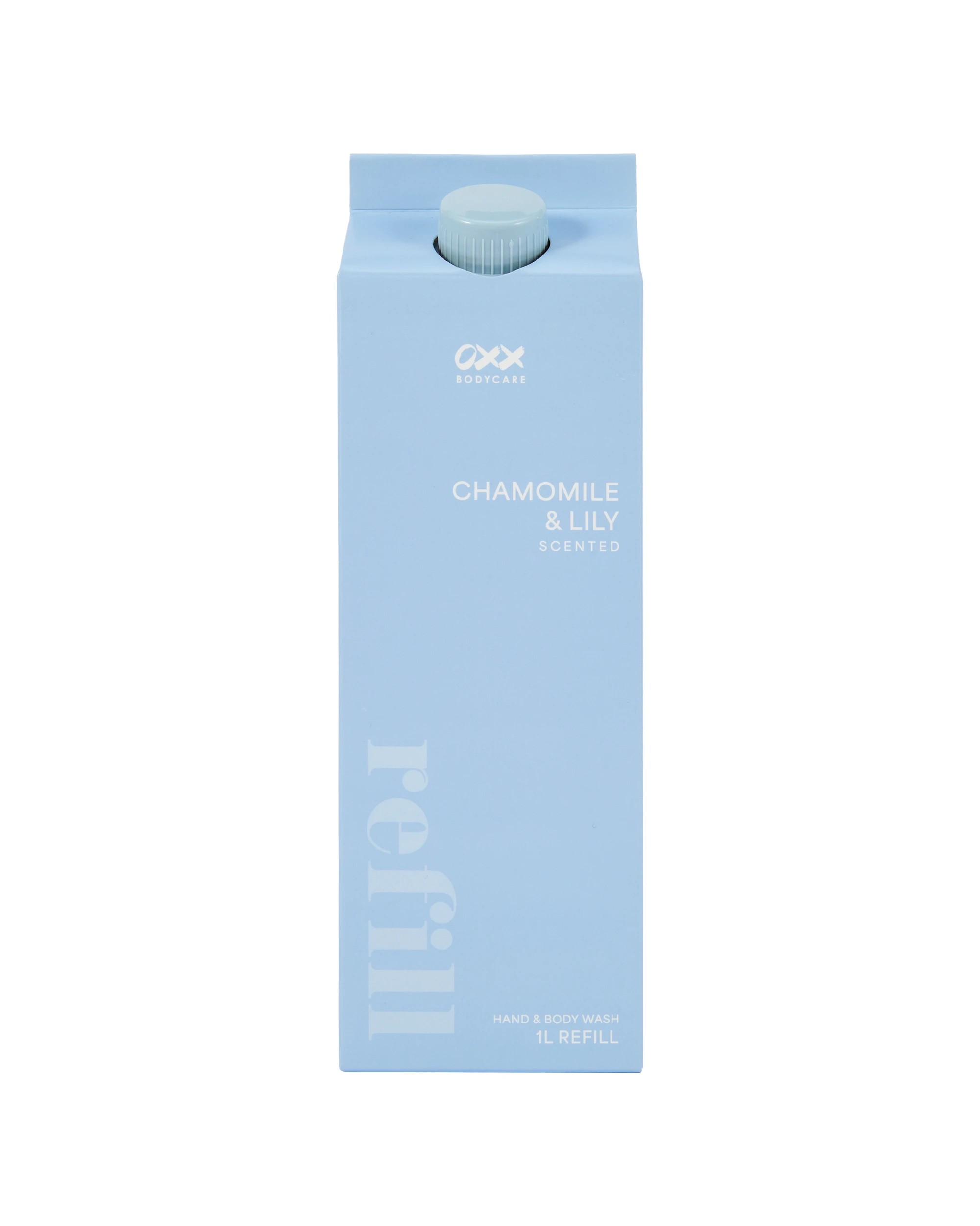 1 OXX Bodycare Hand and Body Wash Refill 1L - Chamomile and Lily Scented, 1 of 4