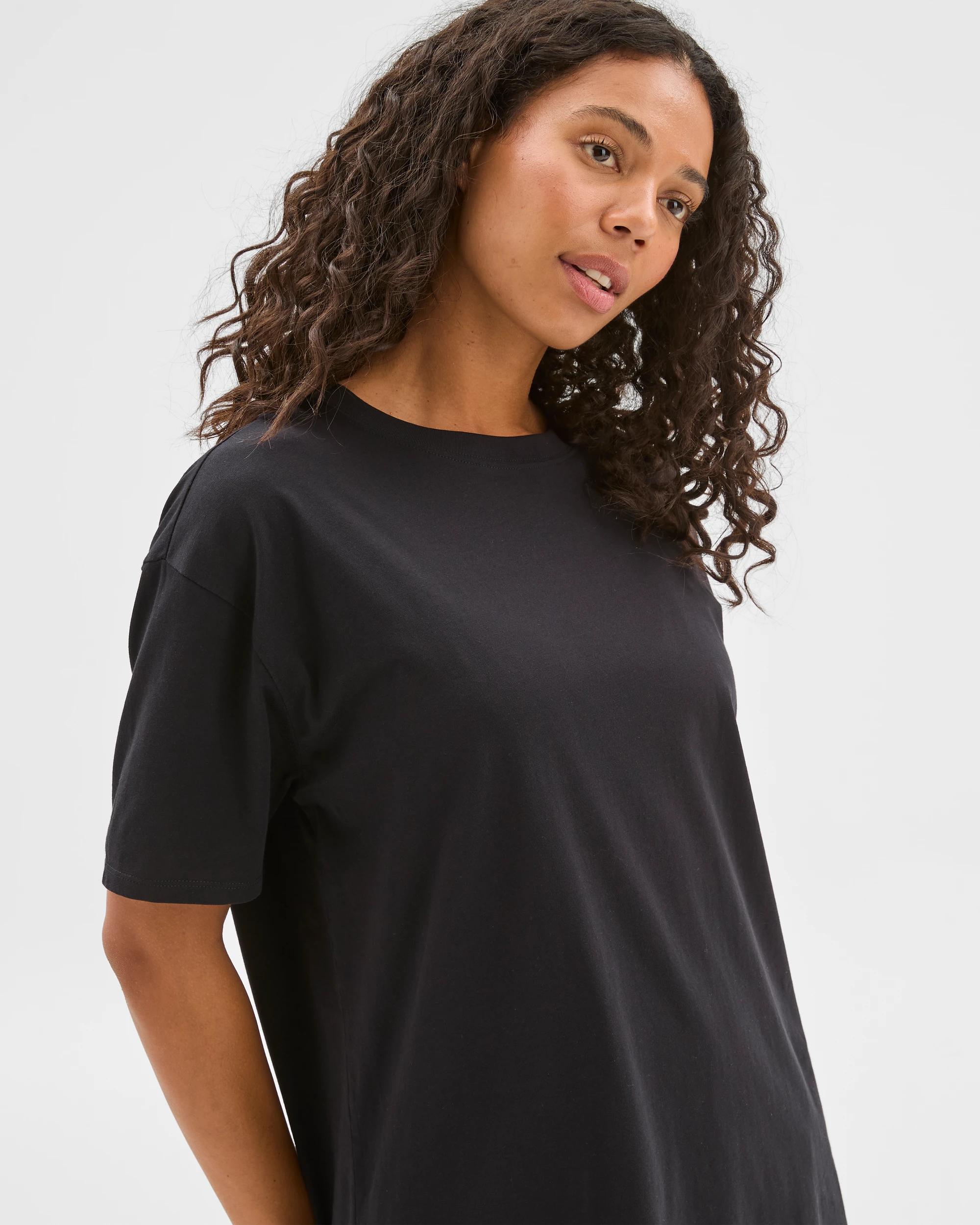 3 Target Womens Australian Cotton Boyfriend Miix & Match Pyjama Top BLACK, 3 of 6