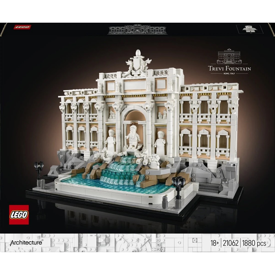 1 LEGO Architecture Trevi Fountain 21062, 1 of 11