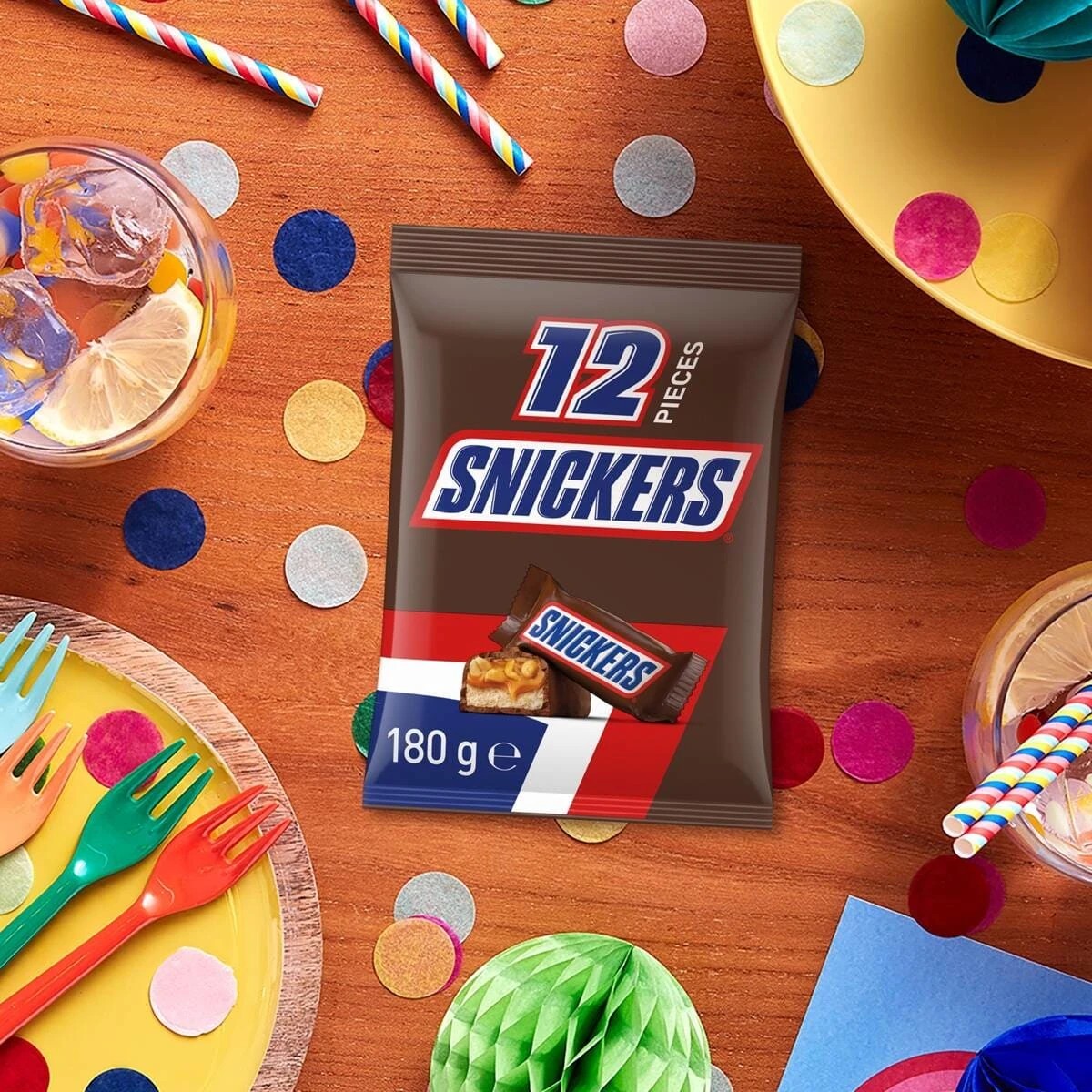 4 Snickers 12 Piece Fun Size Share Pack 180g, 4 of 7
