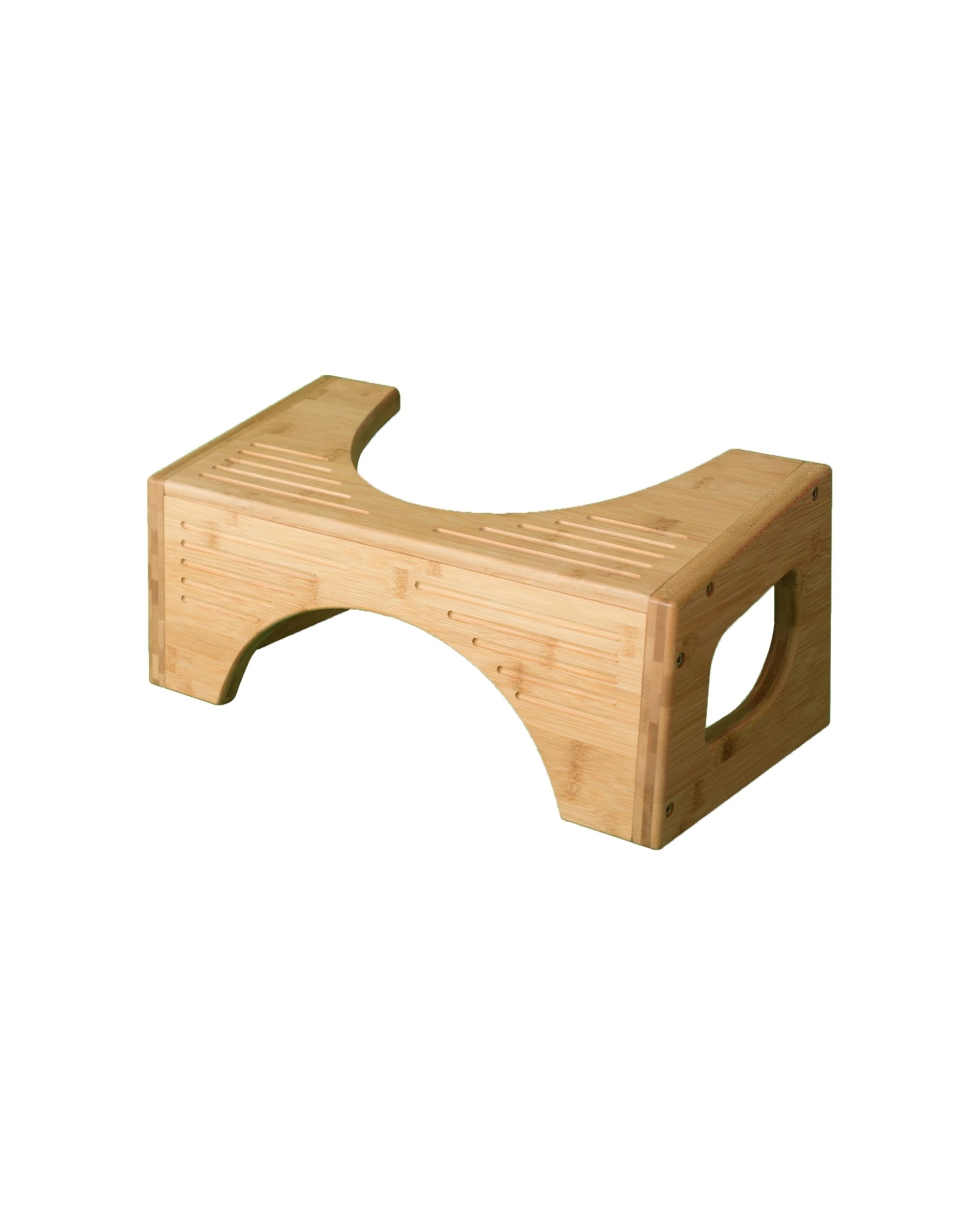 1 Squatty Potty Flip Bamboo Bathroom Toilet Stool Adjustable 7 & 9 Inch - Natural, 1 of 5