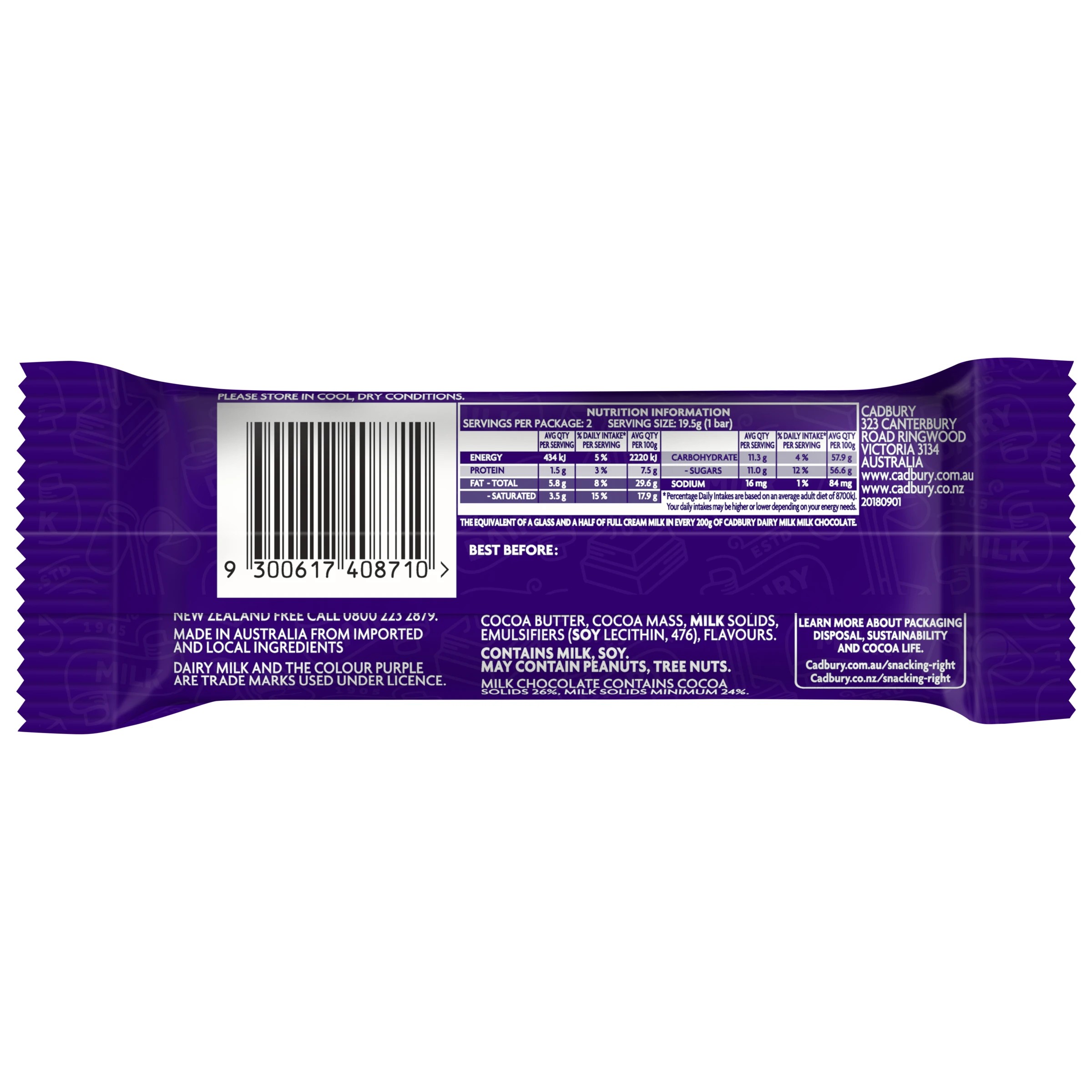 2 Cadbury Twirl Bar 39g, 2 of 2