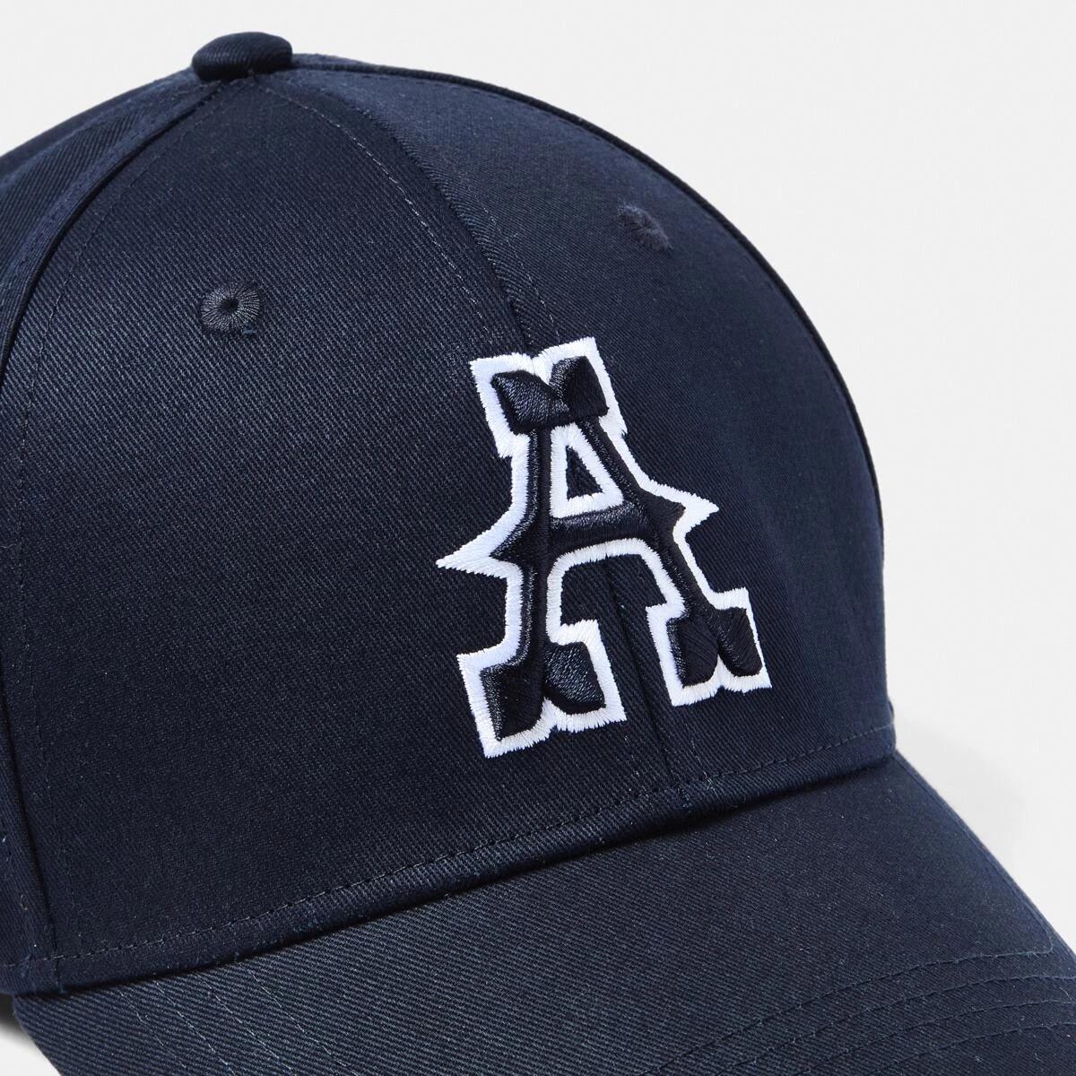 3 Snapback Baseball Cap Navy, 3 of 5