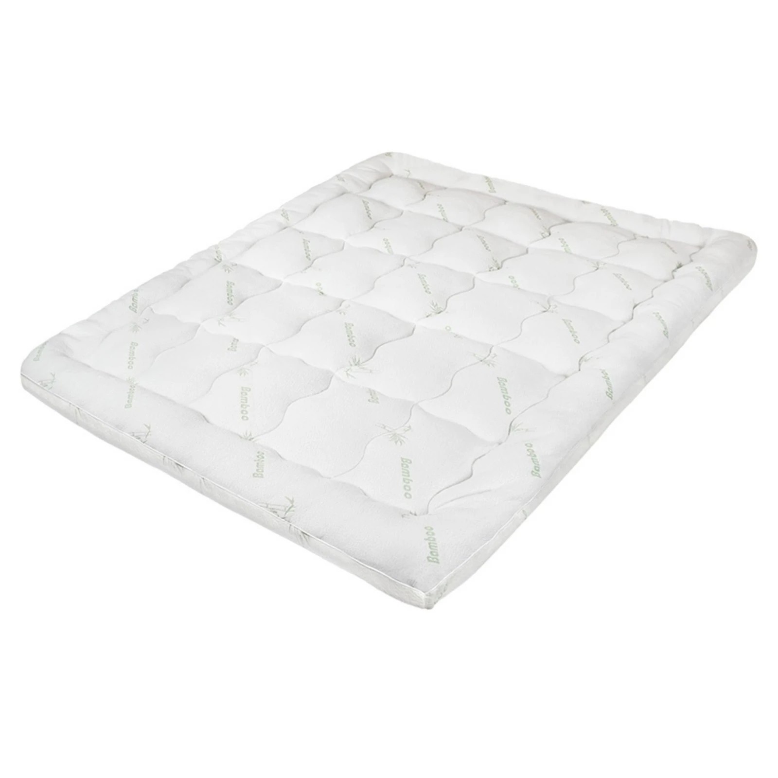 1 Starry Eucalypt Bamboo Fibre Pillowtop Mattress Topper Underlay Pad 7.5cm - Double Bed, 1 of 5