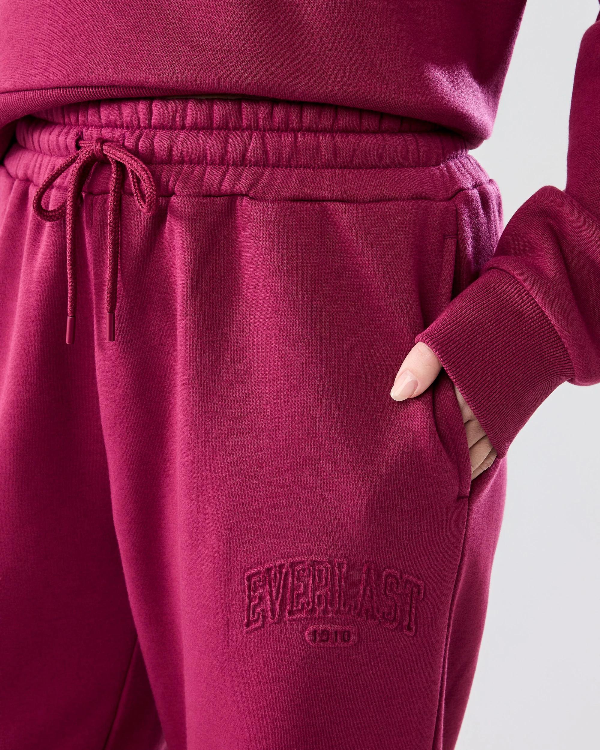 4 Everlast Womens Straight Leg Trackpants Raspberry, 4 of 5
