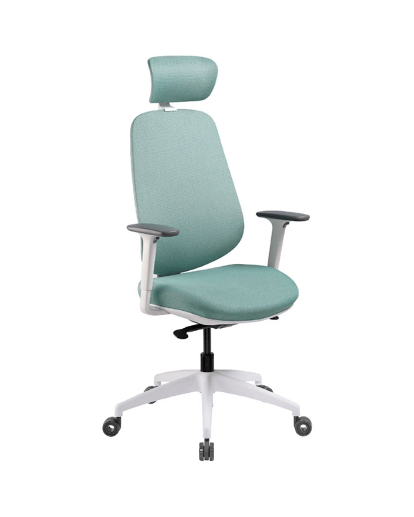 Pago AirForm Synchro Ergonomic Chair w/ Headrest Forest Green Ergonomic Chairs and Desk Chairs