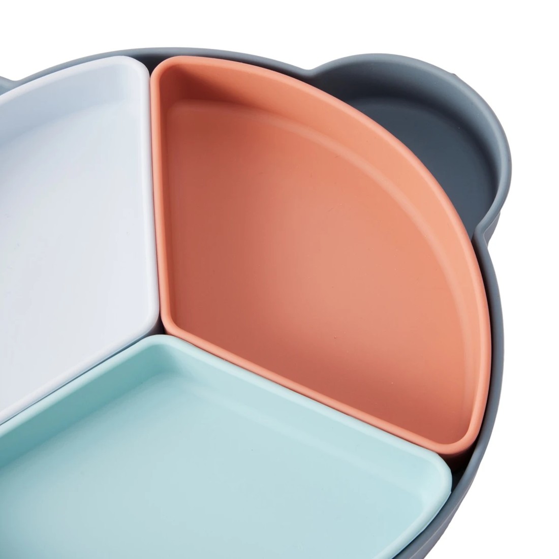 3 Silicone Suction Divided Plate, 3 of 7