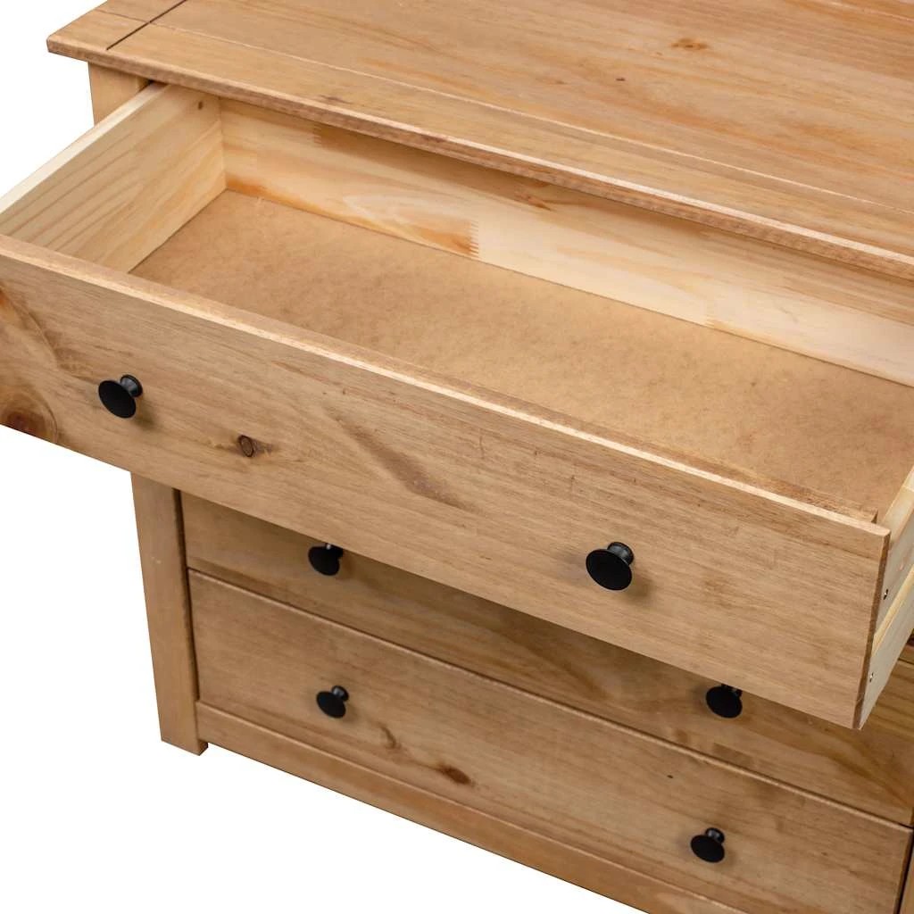 4 Vidaxl Side Cabinet Drawer Cabinet - Brown, 4 of 8