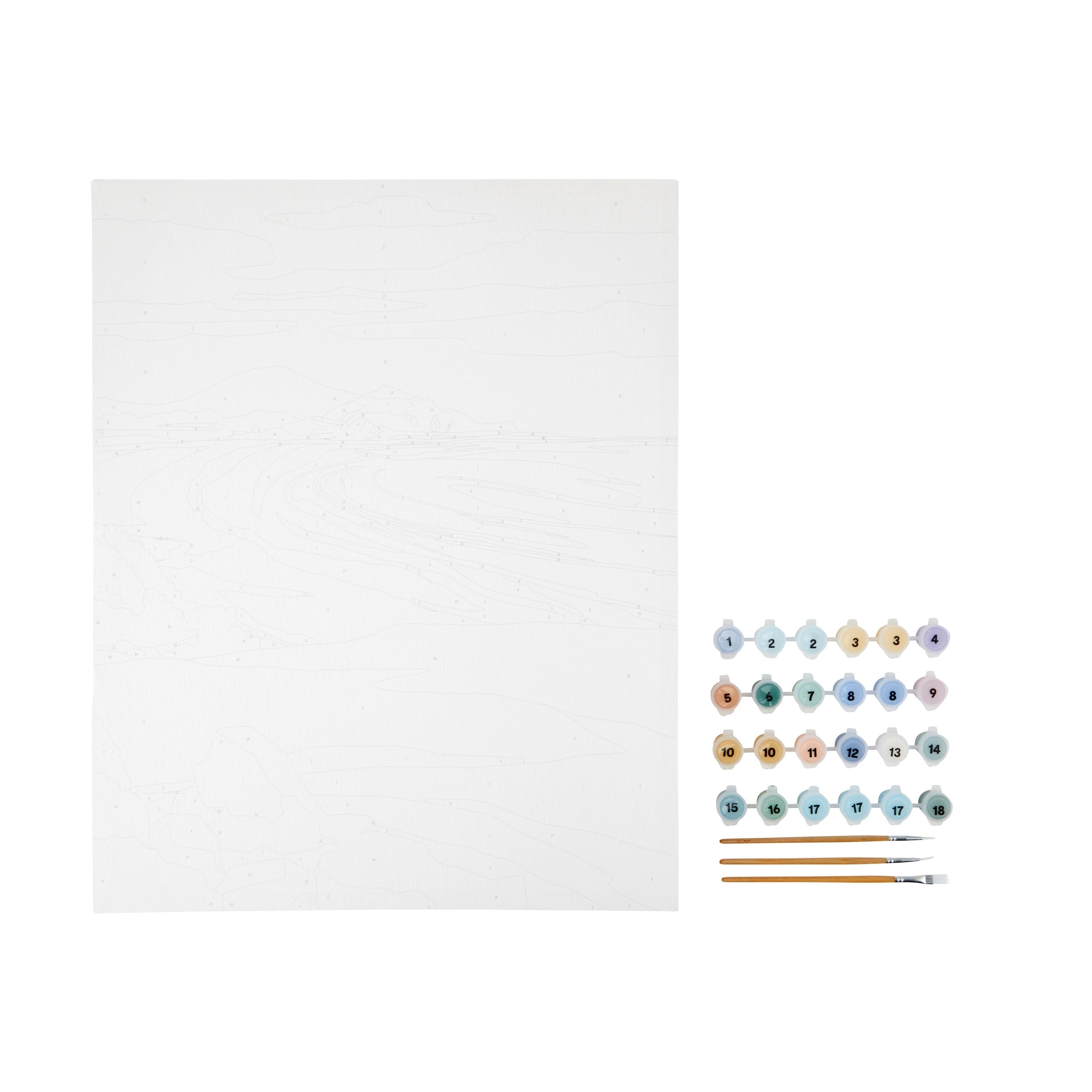 2 Paint by Numbers - Beachscape, 2 of 3