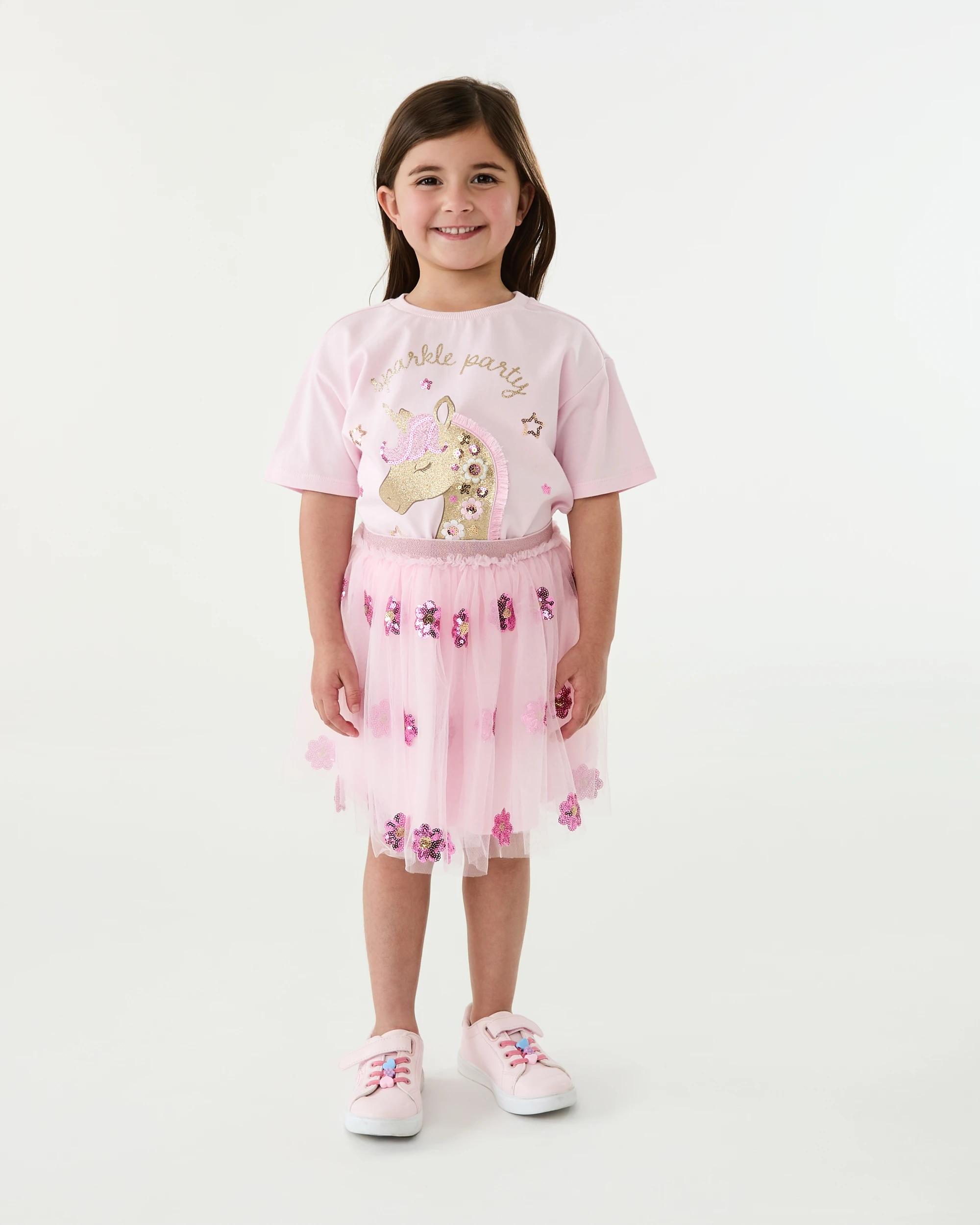 5 Tutu Skirt Pnk Flower, 5 of 6