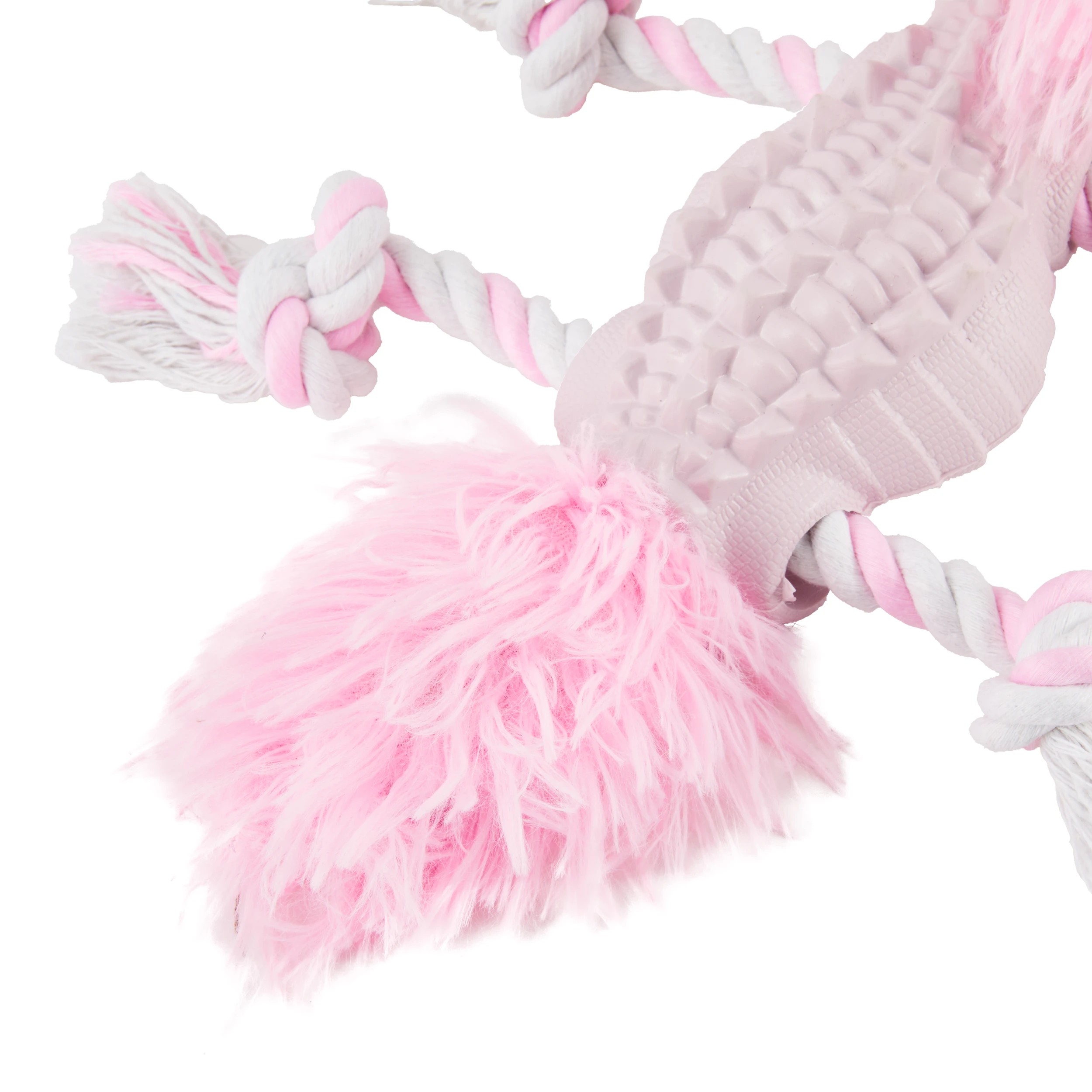 3 Pet Toy Plush Rope and Treat Unicorn, 3 of 4